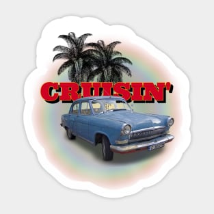 Cruisin' Through The Palm Sticker